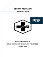 PDF Pedoman Pelayanan Laboratorium Puskesmas Kauman Compress