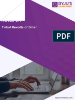 Tribal Revolts Bihar