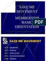 1save Me Movement Orientation