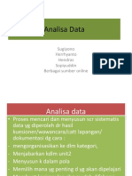 Analisa Data