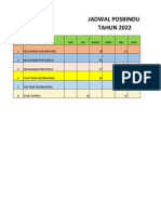 Jadwal Posbindu 22