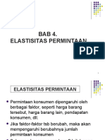 Elastisitas Permintaan