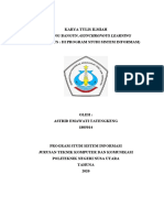 KTI Asynchronous Learning Di Politeknin Negeri Nusa Utara