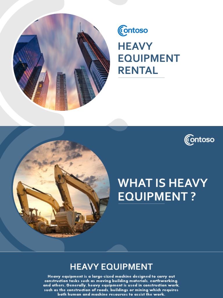 Heavy Equipment Rental PDF Heavy Equipment Business