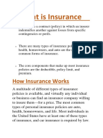 What Is Insurance by VISHAL