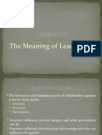 Chapter 12 - The Meaning of Leadership