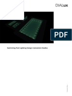 Swimming Pool Lighting Design Calculation Studies - Report