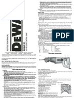 DeWalt DW304P Reciprocating Saw