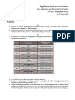 Regulamin Konkursu MFMA W Przemyślu 2022