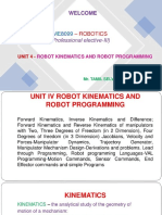 Roboticsrobot Kinematics and Robot Programming