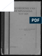 Geschiedenis Van de Minahassa Tot 1829 - Godée Molsbergen, E.C. - 1928