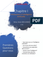 Chapitre I Introduction - Lintelligence Artificielle