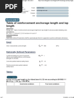 Eurocode 2: Anchorage & Lap Lengths Table | PDF | Strength Of Materials ...