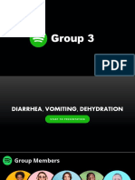 Diarrhea, Vomiting, Dehydration - Group 3
