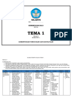 Silabus Kelas 2 Tema 1