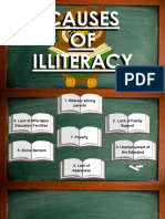 Causes of Illiteracy