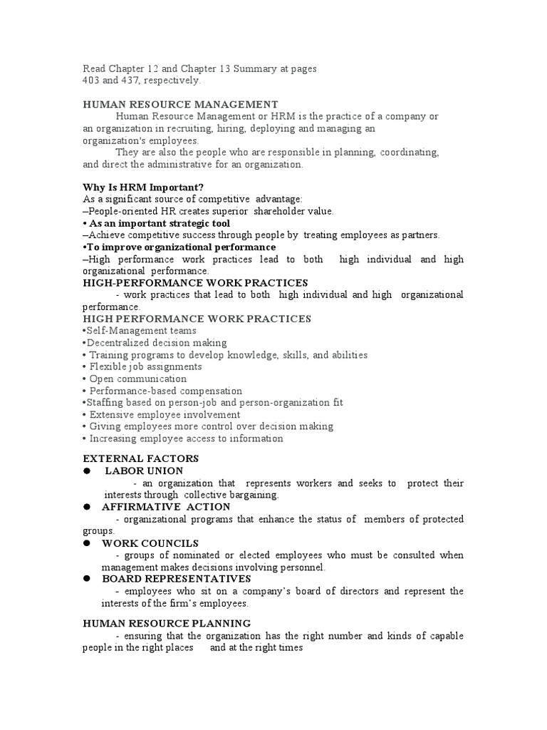 HRM & Team Management Essentials | PDF | Human Resource Management ...