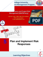 Lesson-5 - Plan and Implement Risk Responses