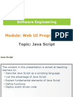 SEF WEB Session 6 JavaScript Basics