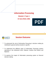 Module 2 Information Processing