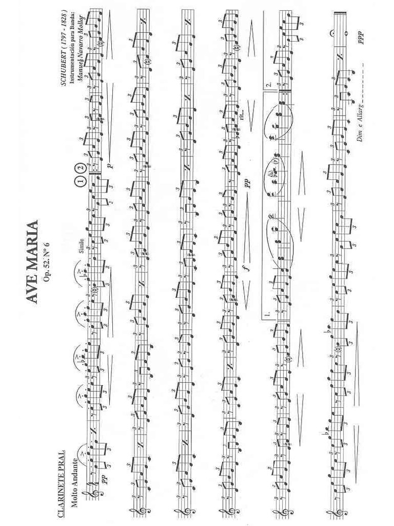 Ave María Tenor PDF