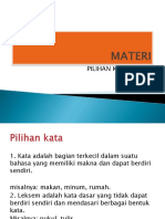 Pilihan Kata (Diksi