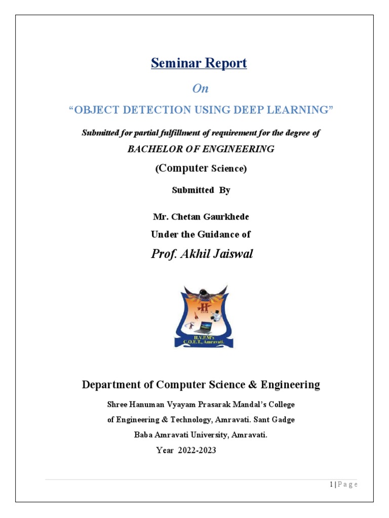 MR - Chetan Seminar Report | PDF | Image Resolution | Artificial Neural ...
