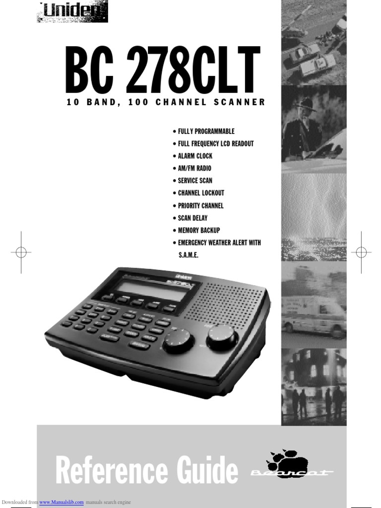 BC 278clt PDF Image Scanner Radio