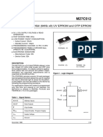 512 Kbit (64Kb x8) UV EPROM and OTP EPROM: Description