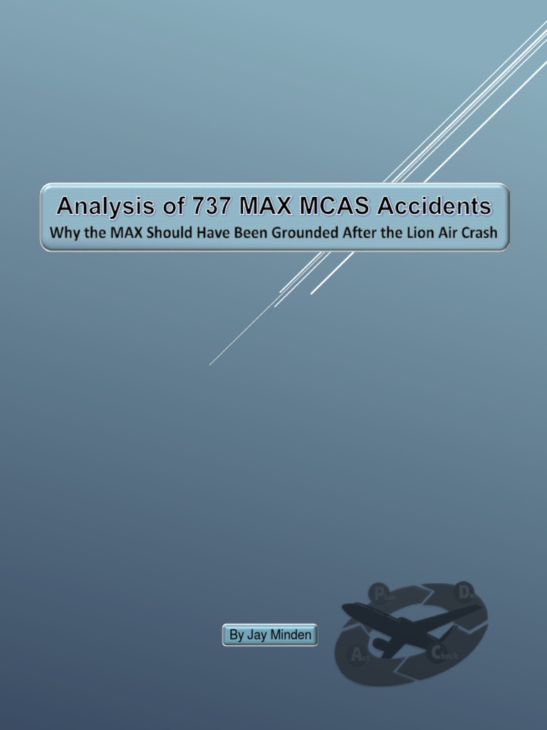 Analysis of 737 MAX MCAS Accidents | PDF | Aviation | Aircraft