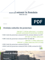 FCCIA - MPC - MCLIC - 5 - Riscul Seismic in Romania