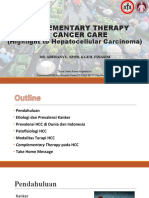 Complementary Therapy in Cancer Management