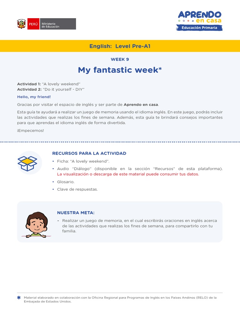 5 Grado Ingles - 5y6-Guia | PDF