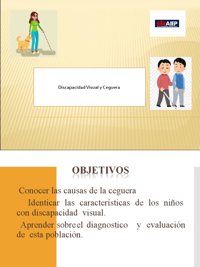 Características de la Discapacidad Visual | PDF | Ojo humano ...