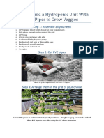 How To Build A Hydroponic Farm With PVC Pipes