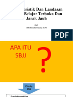 Materi Ke 3 Karakteristik Dan Landasan Sistem Belajar Terbuka Dan Jarak