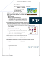 Ejercicio de Evaluación Diagnóstica 4to de de Secundaria