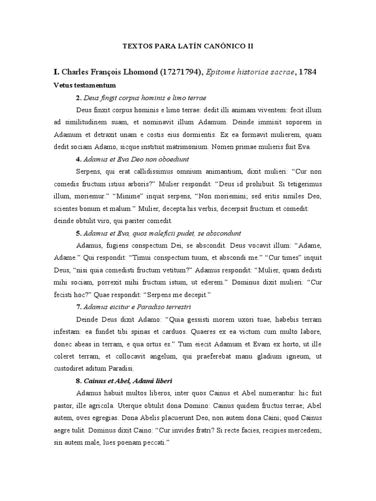 Textos Latín | PDF