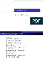 Ecuaciones Diferenciales Introducción