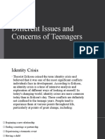 Different Issues and Concerns of Teenagers