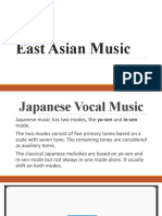 East Asian Music-Vocal