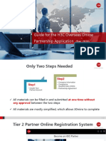 Guide For The H3C Overseas Online Partnership Application-202012