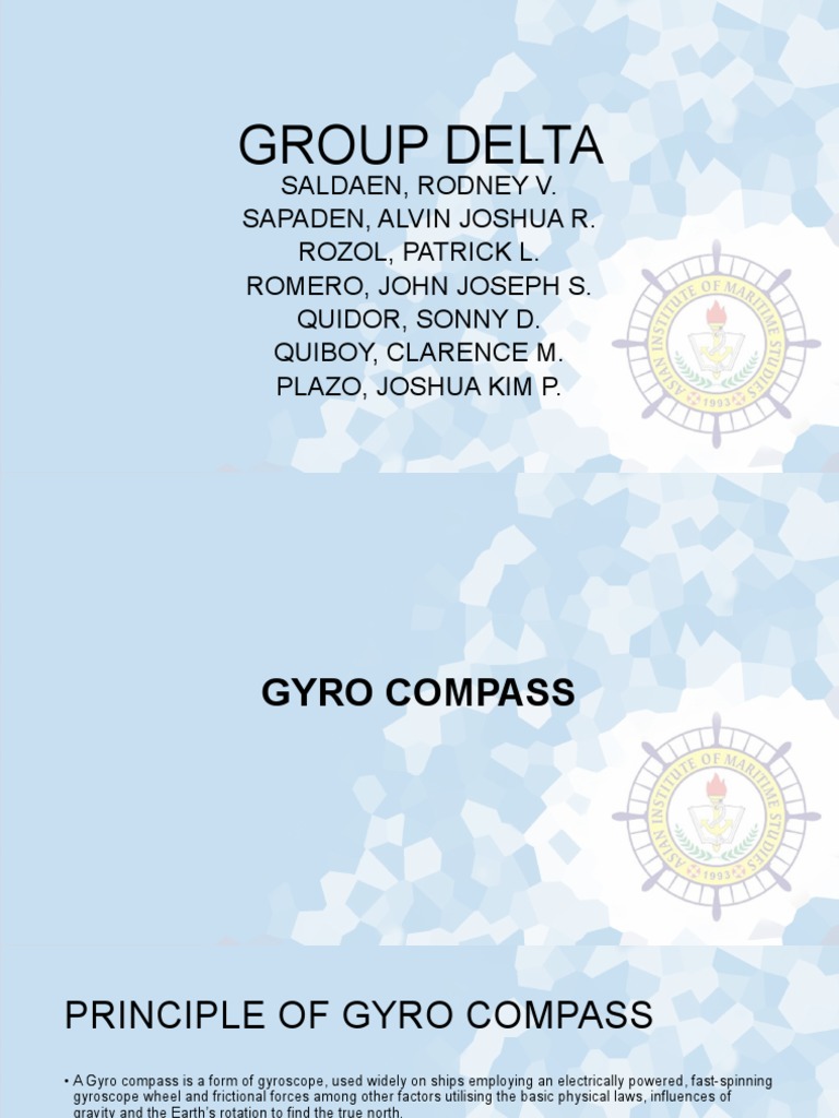 Principles and Components of Gyro Compass Systems A Technical