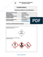 Hoja de datos de seguridad Fucsina Básica