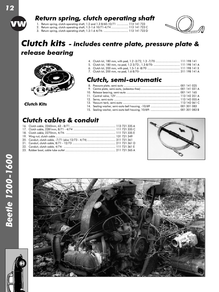 Clutch Kits PDF Equipment Gases