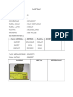 Lembar Kerja Deskripsi Batuan Beku