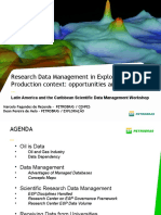 Research Data Management in Exploration and Production Context: Opportunities and Challenges