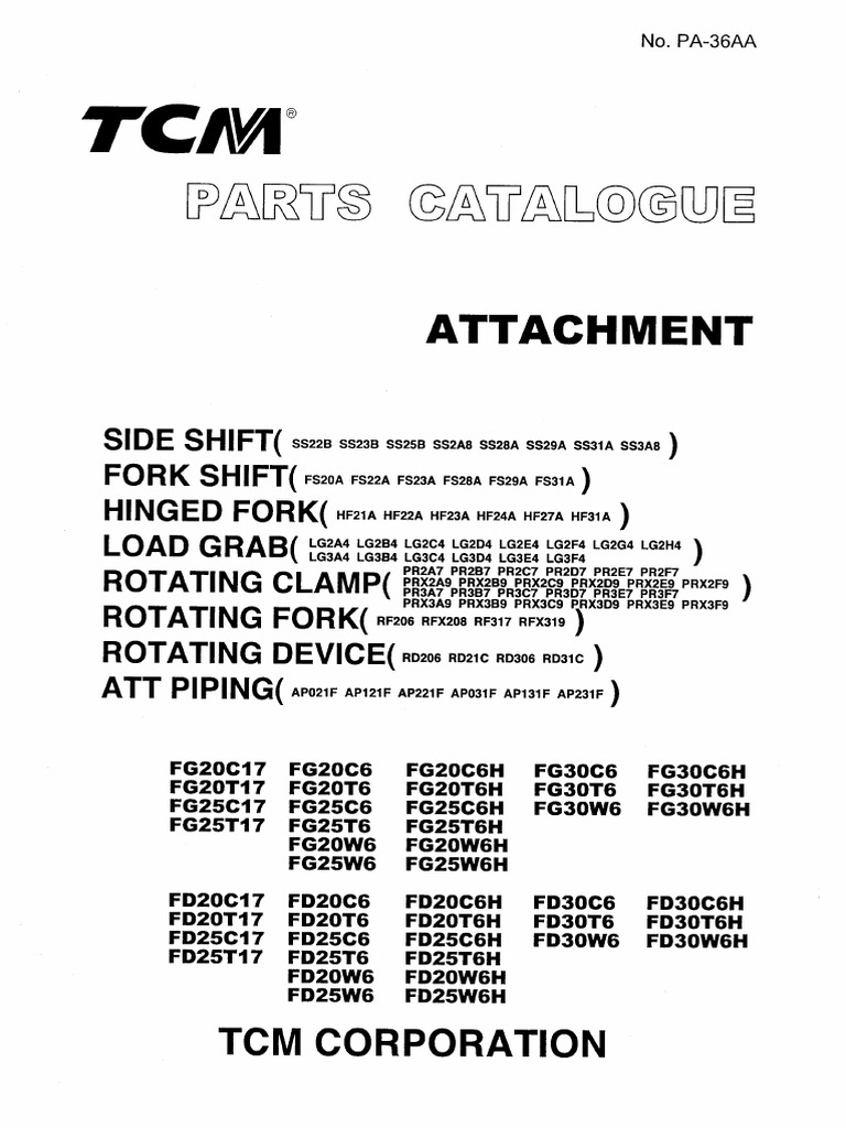 TCM Part Catalogue PA-36AA | PDF