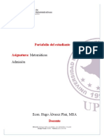 Portafolio de Matemáticas