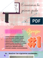 Ecuaciones de primer grado G#1